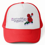 rosebutt red rose cap hats