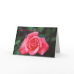 RoseCustom1, In Remembrance Greeting Card