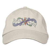 Rosemaling Embroidered Hat