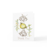 Rosemary Herb Garlic Onion Kitchen Thank You Cards