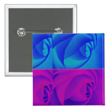 Rosen Anstecknadelbuttons