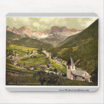 Rosengarten and St. Cyprian, Tyrol, Austro-Hungary Mousepad