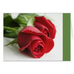 Roses all the way greeting card