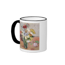 Roses and Anemones, 1890 Coffee Mugs
