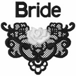 Roses and Lace -  Bride embroidered shirts