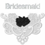 Roses and Lace -  Bridesmaid embroidered shirts
