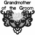 Roses and Lace -  Grandmother of Groom embroidered shirts