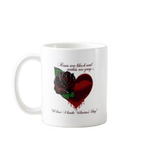 Roses Are Black Poem Mug
