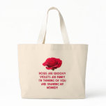 Roses Are Groovy Bags