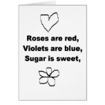 Roses are red cards