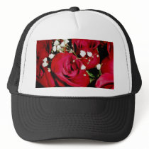 Roses & Baby Breath Hat