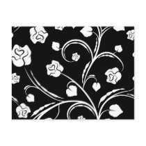 Roses Black and White - Customise Template