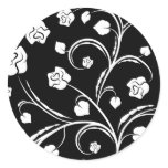 Roses Black and White - Customise Template stickers