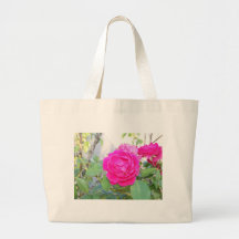 roses canvas bag
