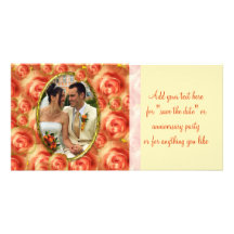 Roses Frame Photo Card