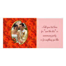 Roses Frame Photo Cards