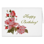 Roses, Happy Birthday! Greeting Cards