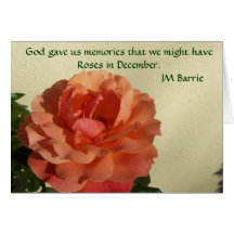 Roses in December Notecard