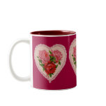 Roses in Heart Mug