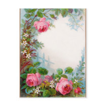 ROSES & JASMINES MONOGRAM POSTCARDS