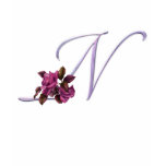 Roses Monogram N t-shirts