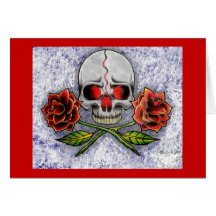 Roses Of Death! Birthday Card