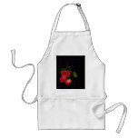 Roses on Black Aprons