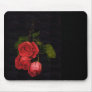 Roses on Black Mouse Pads