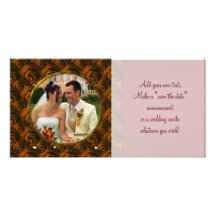 Roses/Photo Personalised Photo Card