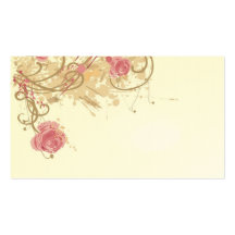 Roses Profile Card Business Card Template