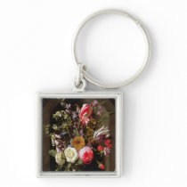 Roses, Tulips and other Flowers Keychain