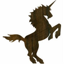 Rosewood Unicorn Acrylic Cut Out