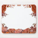 Rosey border mousepads
