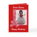Rosie Cheeks Angel Birthday Card
