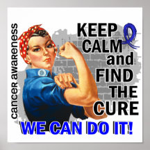 Rosie Keep Calm Anal Cancer Posters