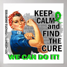 Rosie Keep Calm NH Lymphoma.png Posters