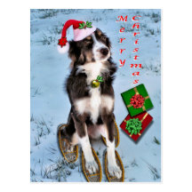 Rosie & Presents-customise Post Card
