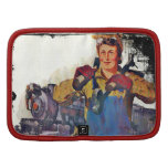 Rosie Riveter Works on the Rail Road WWII Planner