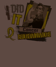 Rosie Sepia I Did It Bladder Cancer.png Shirt