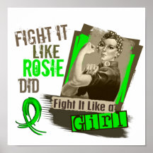 Rosie Sepia Non-Hodgkins Lymphoma Print