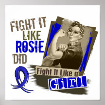 Rosie Sepia Rectal Cancer. Posters