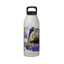 Rosie Sepia Rectal Cancer. Reusable Water Bottles