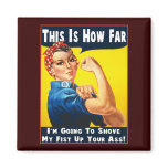 Rosie the Fister magnets