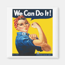 Rosie the Riveter Fridge Magnet