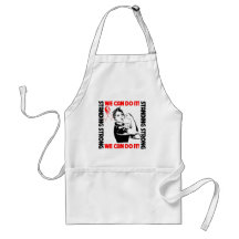 Rosie The Riveter Oral Cancer Awareness Aprons