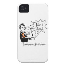 Rosie The Riveter Take a Stand Leukemia iPhone 4 Case-Mate Case