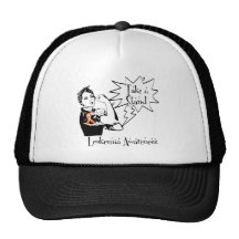 Rosie The Riveter Take a Stand Leukemia Trucker Hat