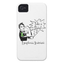 Rosie The Riveter Take a Stand Lymphoma Case-Mate iPhone 4 Cases