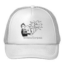Rosie The Riveter Take a Stand Retinoblastoma Mesh Hat