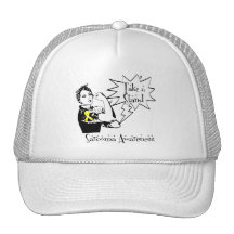 Rosie The Riveter Take a Stand Sarcoma Trucker Hats